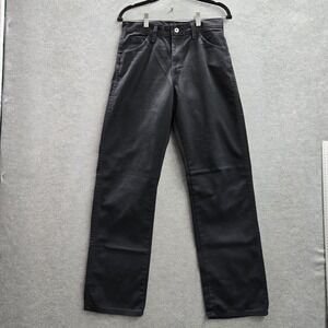 Dickies Men Pants 30x32 Black Khakis Twill Work Pants Logo 31" Inseam